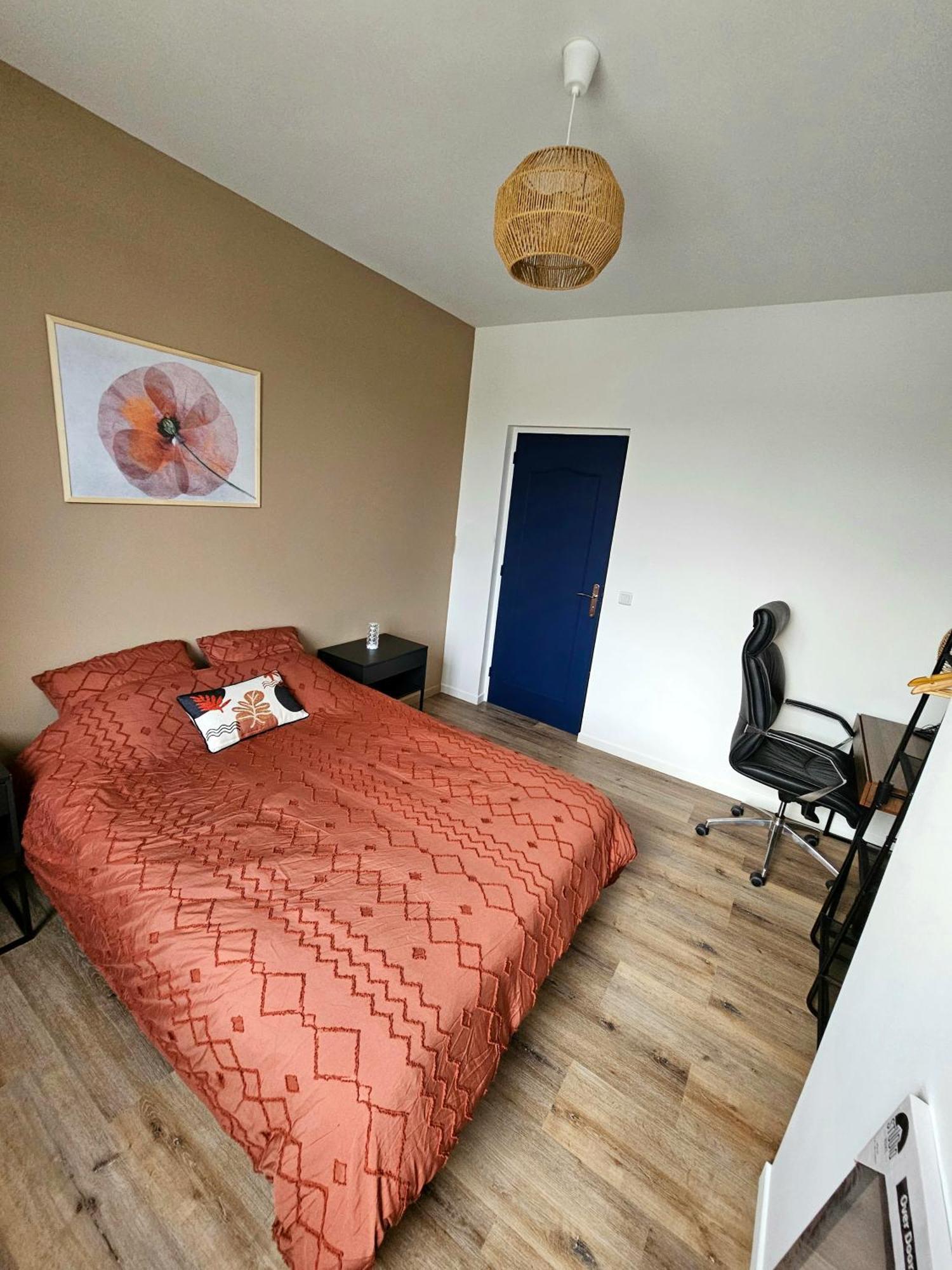 Maison Spacieuse Privatisee Ou A La Chambre - Places De Parking Saint-Michel  エクステリア 写真